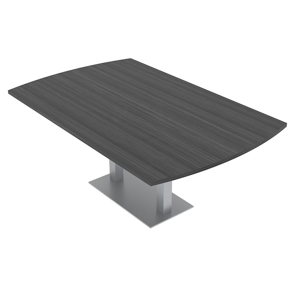 45.25 in W, 71.5 in L, 29 in H, Engineered Wood Top, Grey
